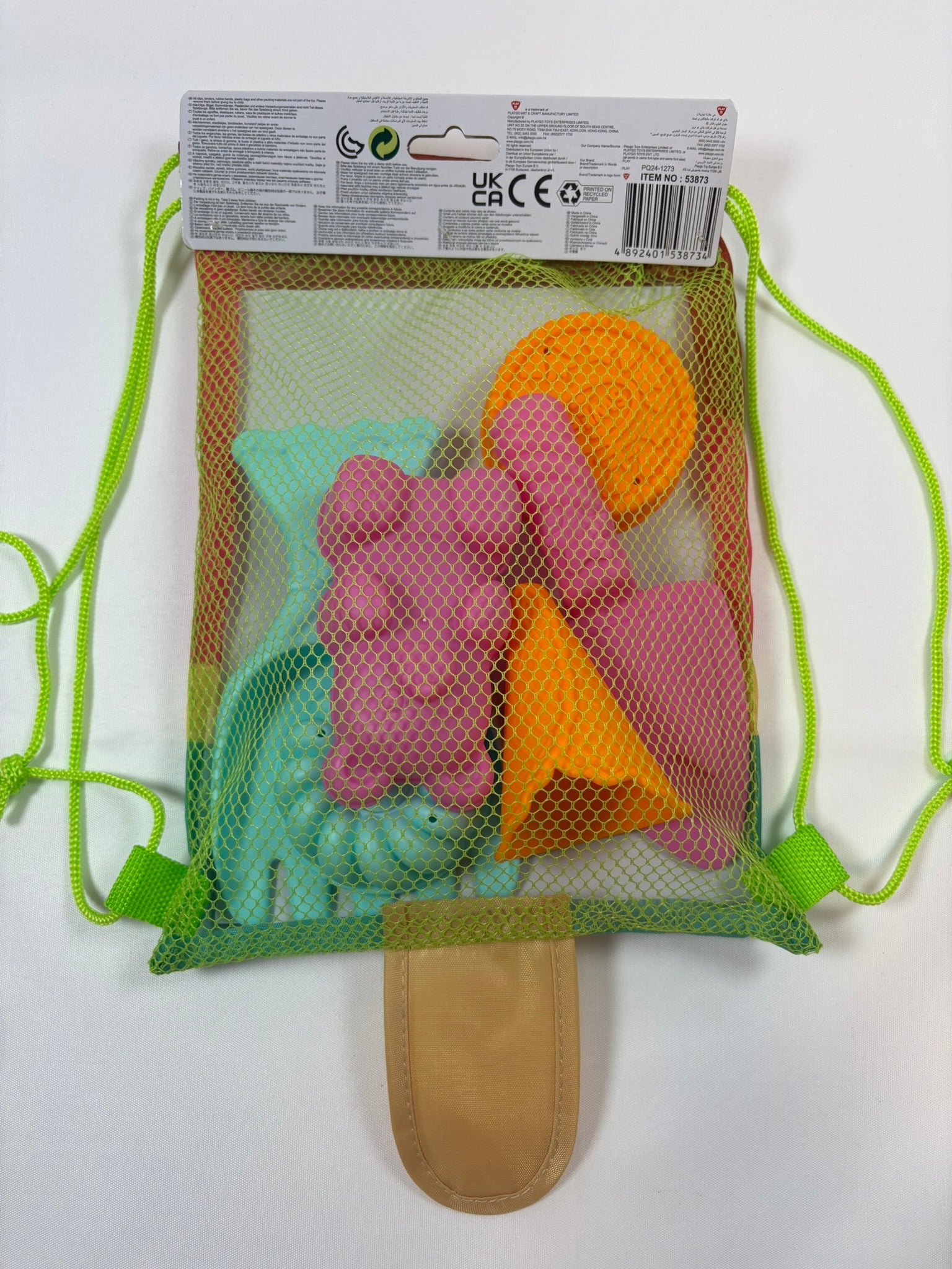 Sac de plage motif glace avec pelle – neuf
