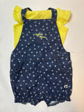Ensemble 2 pièces fille bleu et jaune - C&A