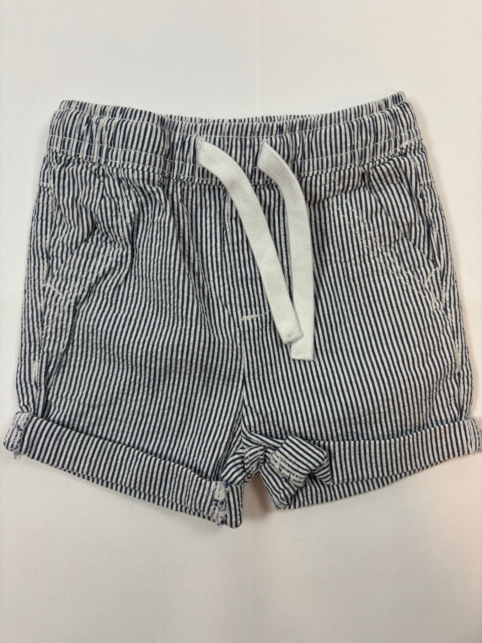Short rayé blanc et bleu garçon – Smile | 68