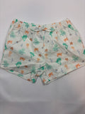 Short fille blanc motif animaux de la mer - Smile