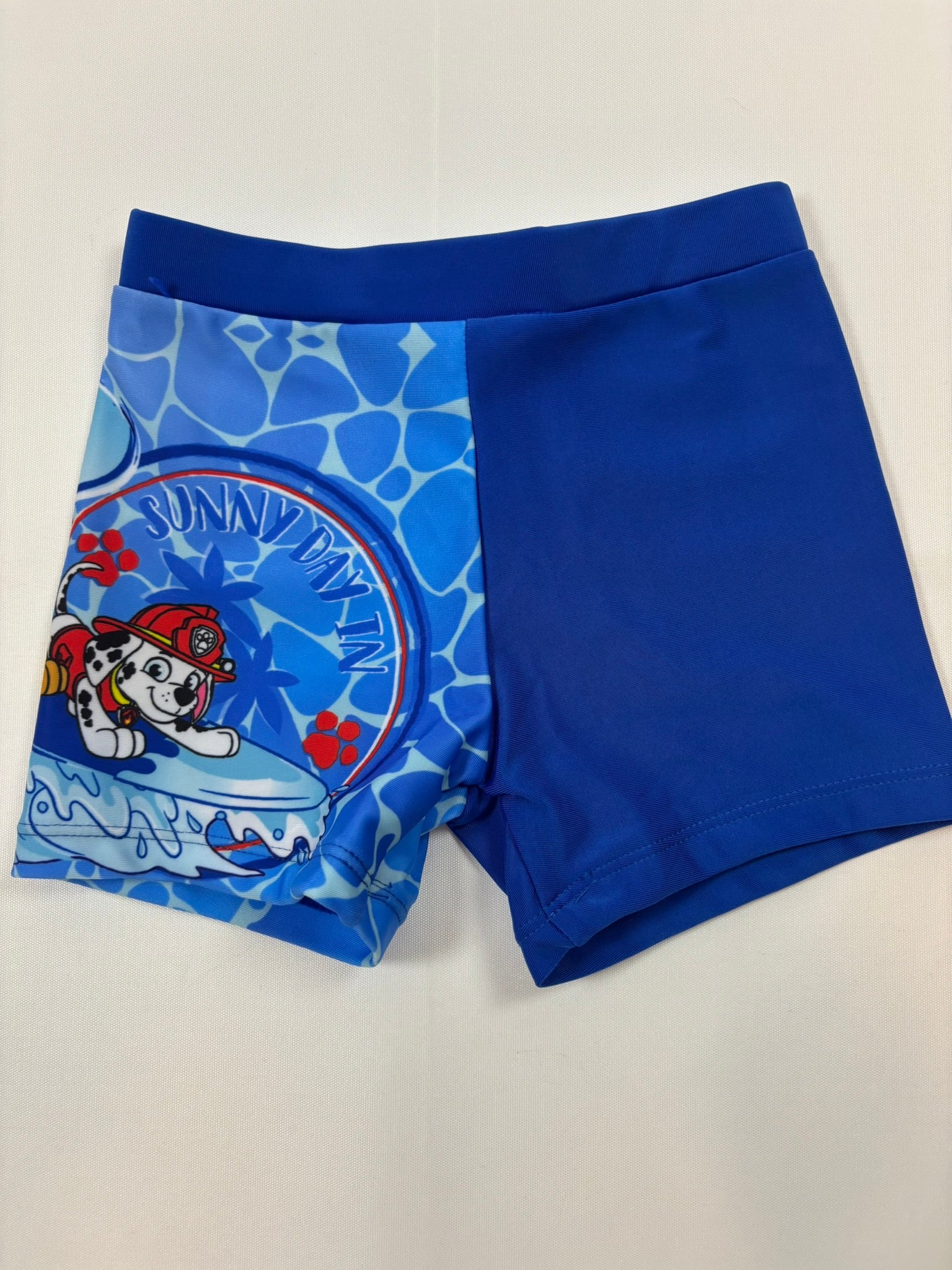 Short de bain bleu motif Pat Patrouille garçon – taille 98