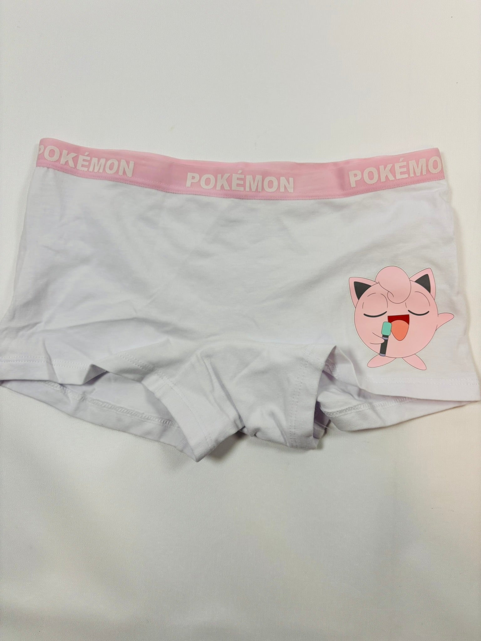 Slip boxer blanc motif Pokémon fille – taille 146-152