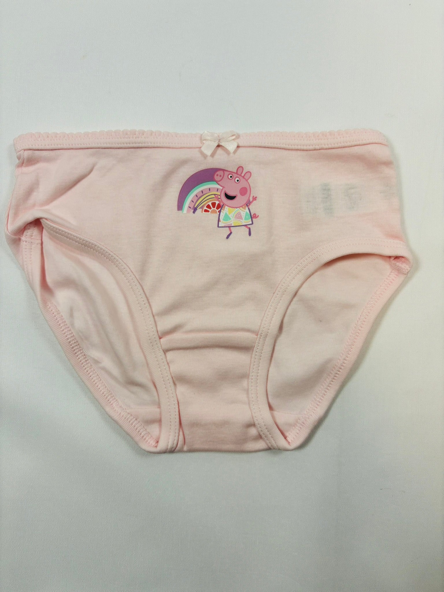 Slip rose clair motif Peppa Pig fille – taille 98-104
