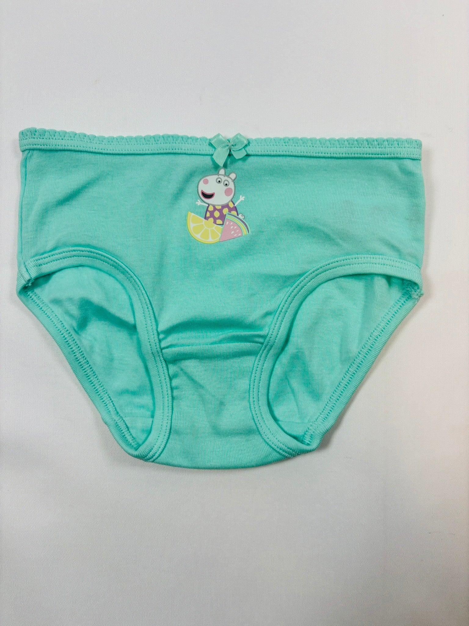 Slip vert motif Peppa Pig fille – taille 98-104