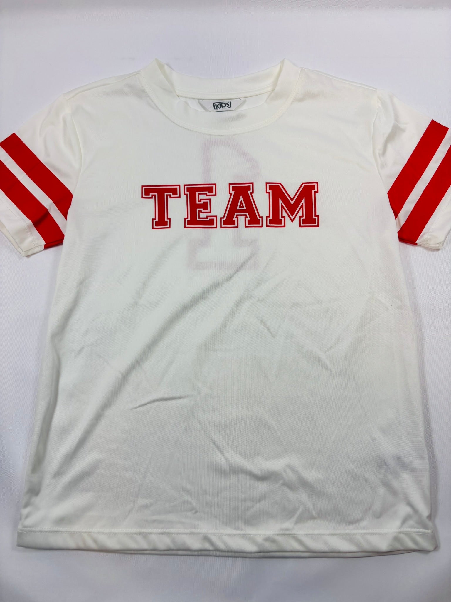 T-shirt blanc et rouge uni fille – Migros | 134-140