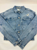 Veste en jean bleu uni fille – C&A | 164